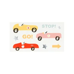 Race Car Temporary Tattoos><noscript><img width=