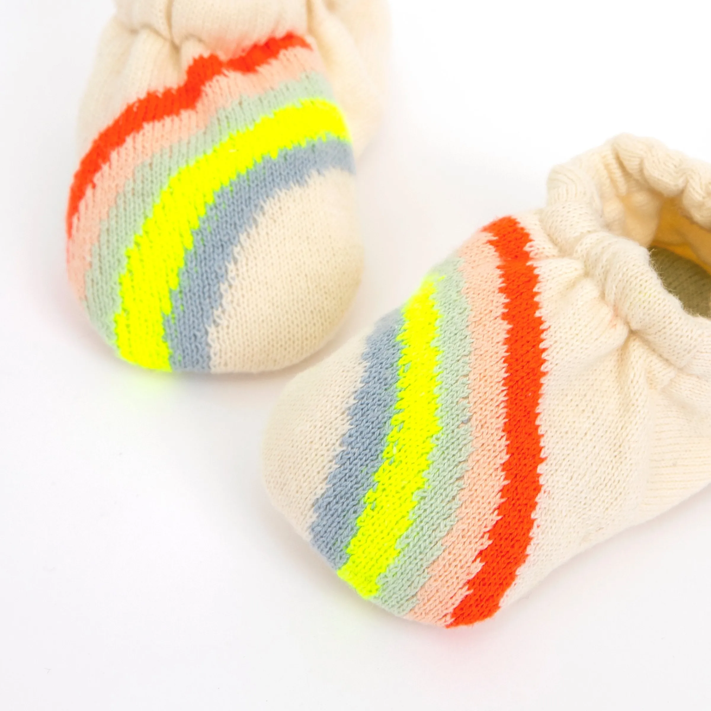 Rainbow Baby Booties>Meri Meri New