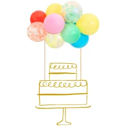 Rainbow Balloon Cake Topper Kit><noscript><img width=