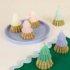 Rainbow Glitter Tree Candles (x 6)>Meri Meri Outlet