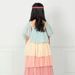 Rainbow Ruffle Princess Costume><noscript><img width=