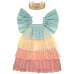 Rainbow Ruffle Princess Costume><noscript><img width=