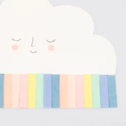 Rainbow Sun Cloud Napkins (x 20)>Meri Meri Outlet