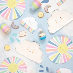 Rainbow Sun Cloud Napkins (x 20)><noscript><img width=