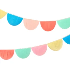Rainbow Tissue Paper Scallop Garland Set>Meri Meri Discount