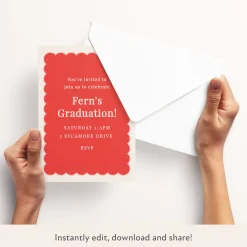 Red Scallop Download & Print Invitation><noscript><img width=