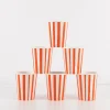 Red Stripe Cups (x 8)>Meri Meri Outlet