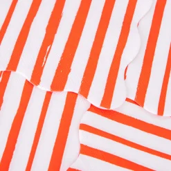 Red Stripe Large Napkins (x 16)><noscript><img width=