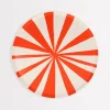 Red Stripe Side Plates (x 8)>Meri Meri Discount
