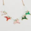 Reindeer Enamel Necklace>Meri Meri Fashion