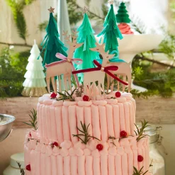 Reindeer Family Cake Toppers (x 6)>Meri Meri Discount