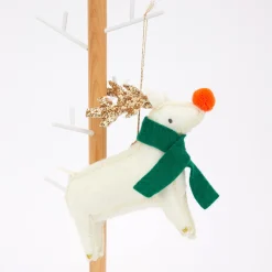 Reindeer Felt Tree Decoration><noscript><img width=