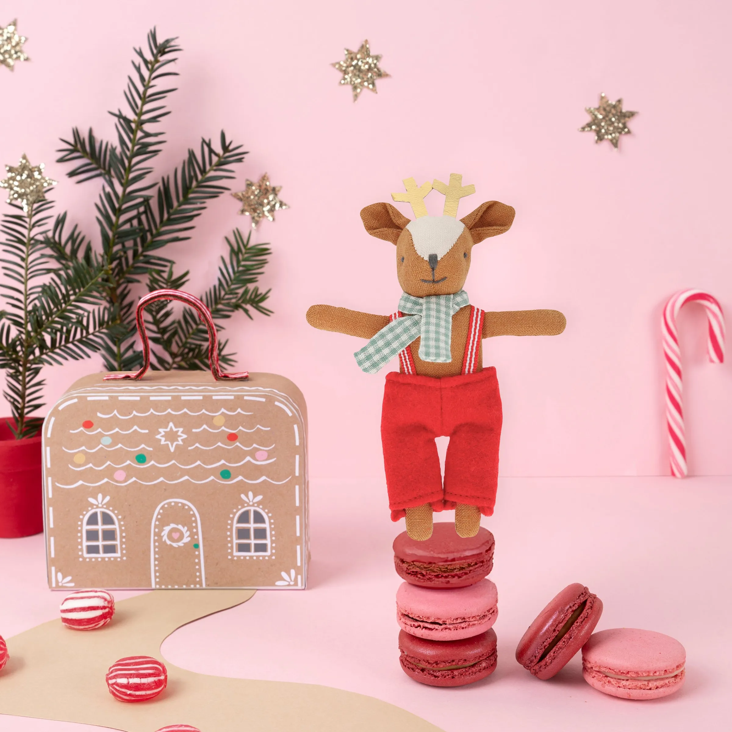 Reindeer Mini Doll & Suitcase>Meri Meri Online
