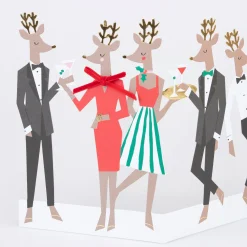 Reindeer Party Card>Meri Meri Fashion