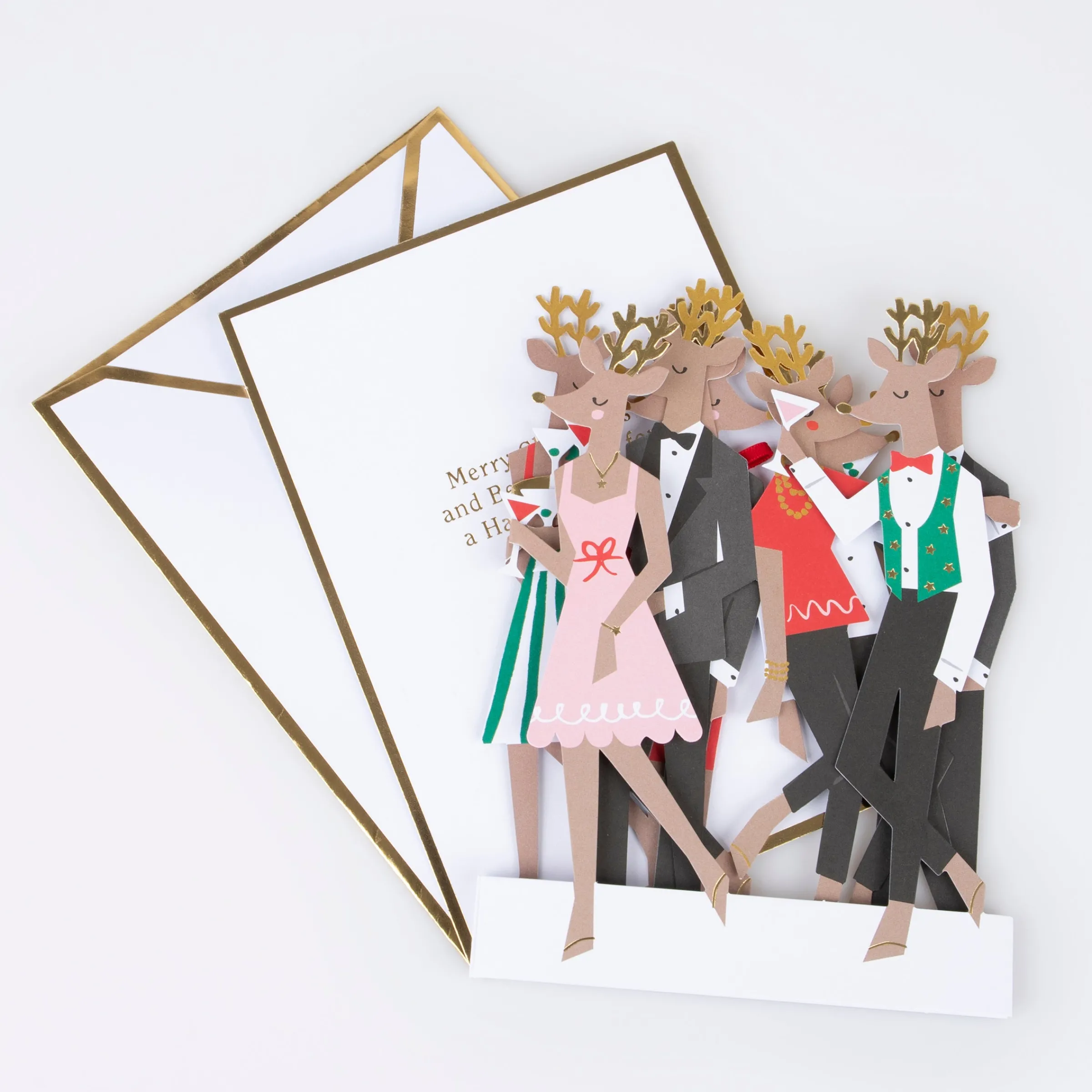 Reindeer Party Card>Meri Meri Fashion
