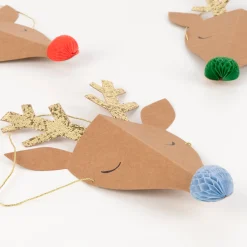 Reindeer Party Hats (x 6)><noscript><img width=