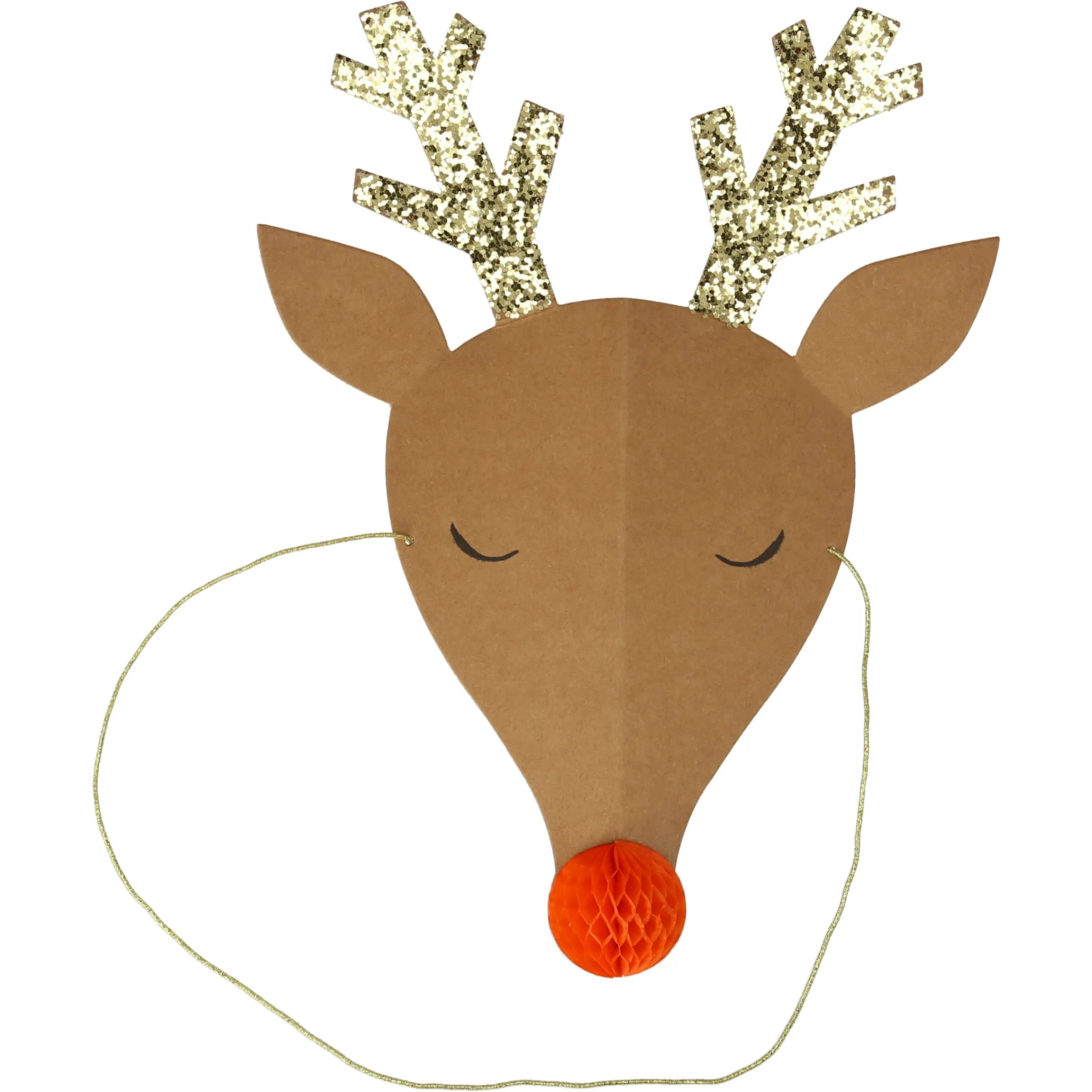 Reindeer Party Hats (x 6)>Meri Meri Outlet