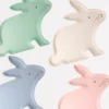 Reusable Bamboo Bunny Plates (x 4)>Meri Meri Best