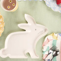 Reusable Bamboo Bunny Plates (x 4)>Meri Meri Best