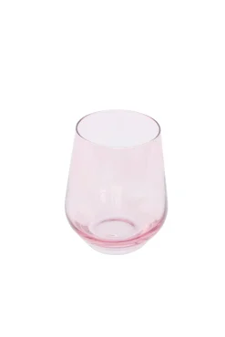 Rose Stemless Wine Glasses ( x 6)><noscript><img width=