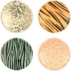 Safari Animal Print Dinner Plates (x 8)>Meri Meri Sale