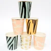 Safari Animal Print Party Cups (x 8)>Meri Meri Sale