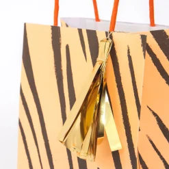 Safari Animal Print Party Bags (x 8)><noscript><img width=
