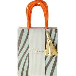 Safari Animal Print Party Bags (x 8)><noscript><img width=