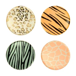 Safari Animal Print Side Plates (x 8)>Meri Meri Hot