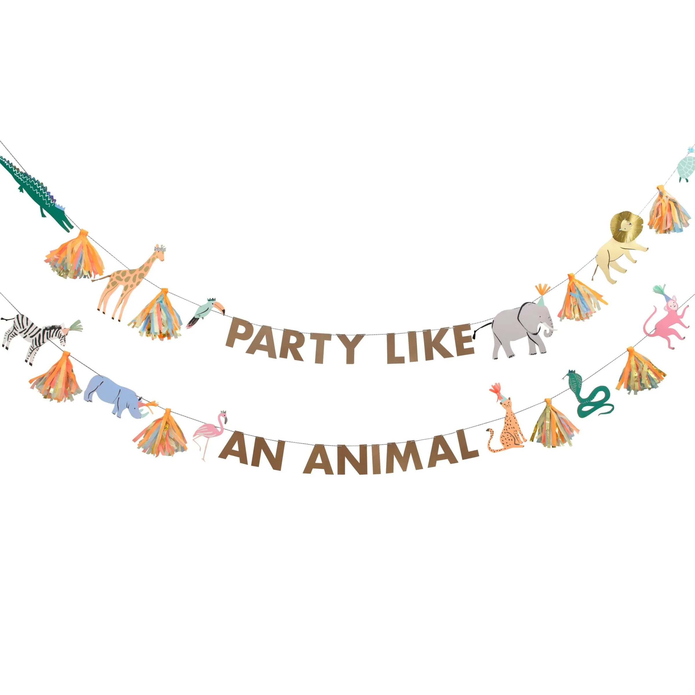 Safari Animals Large Garland Set>Meri Meri Best
