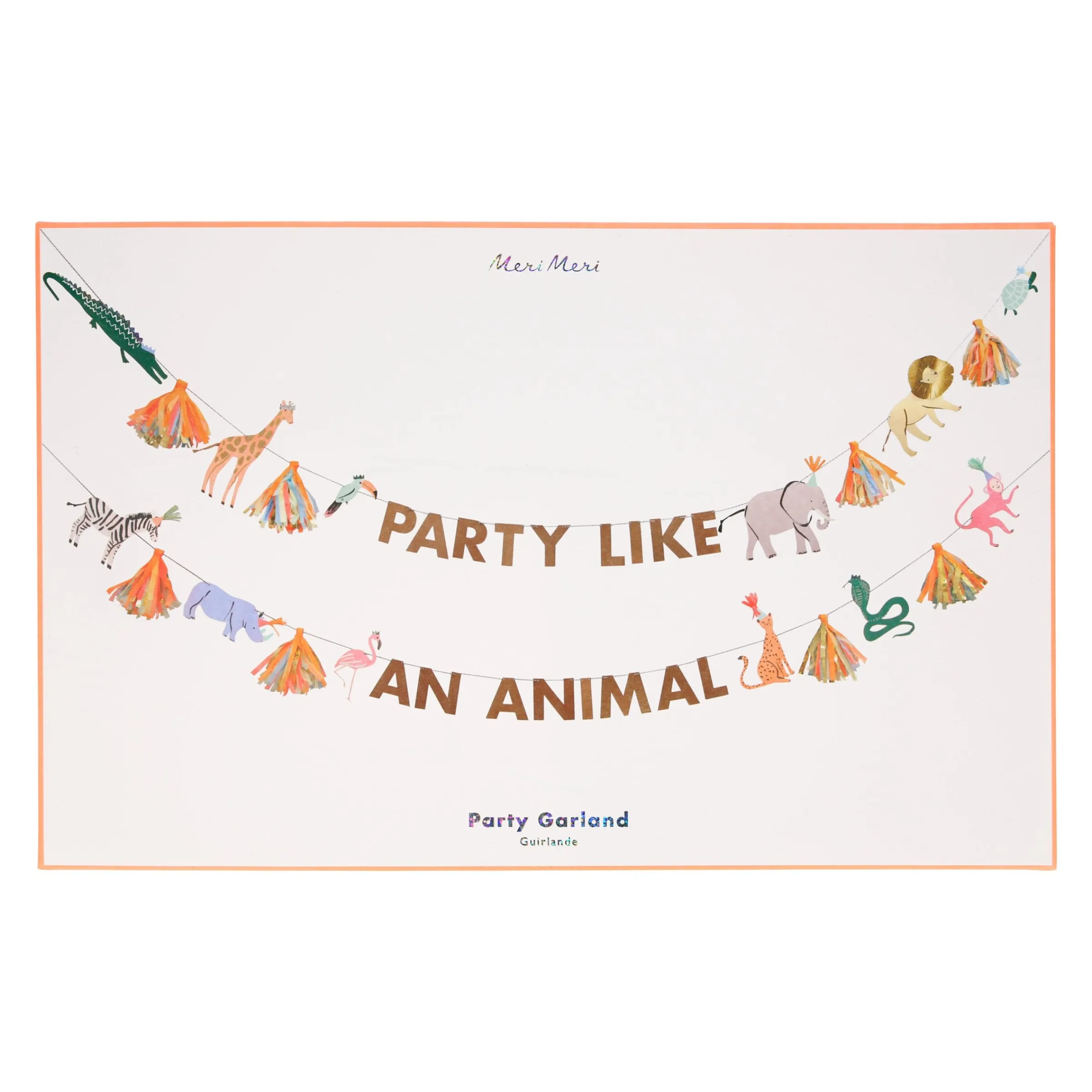 Safari Animals Large Garland Set>Meri Meri Best