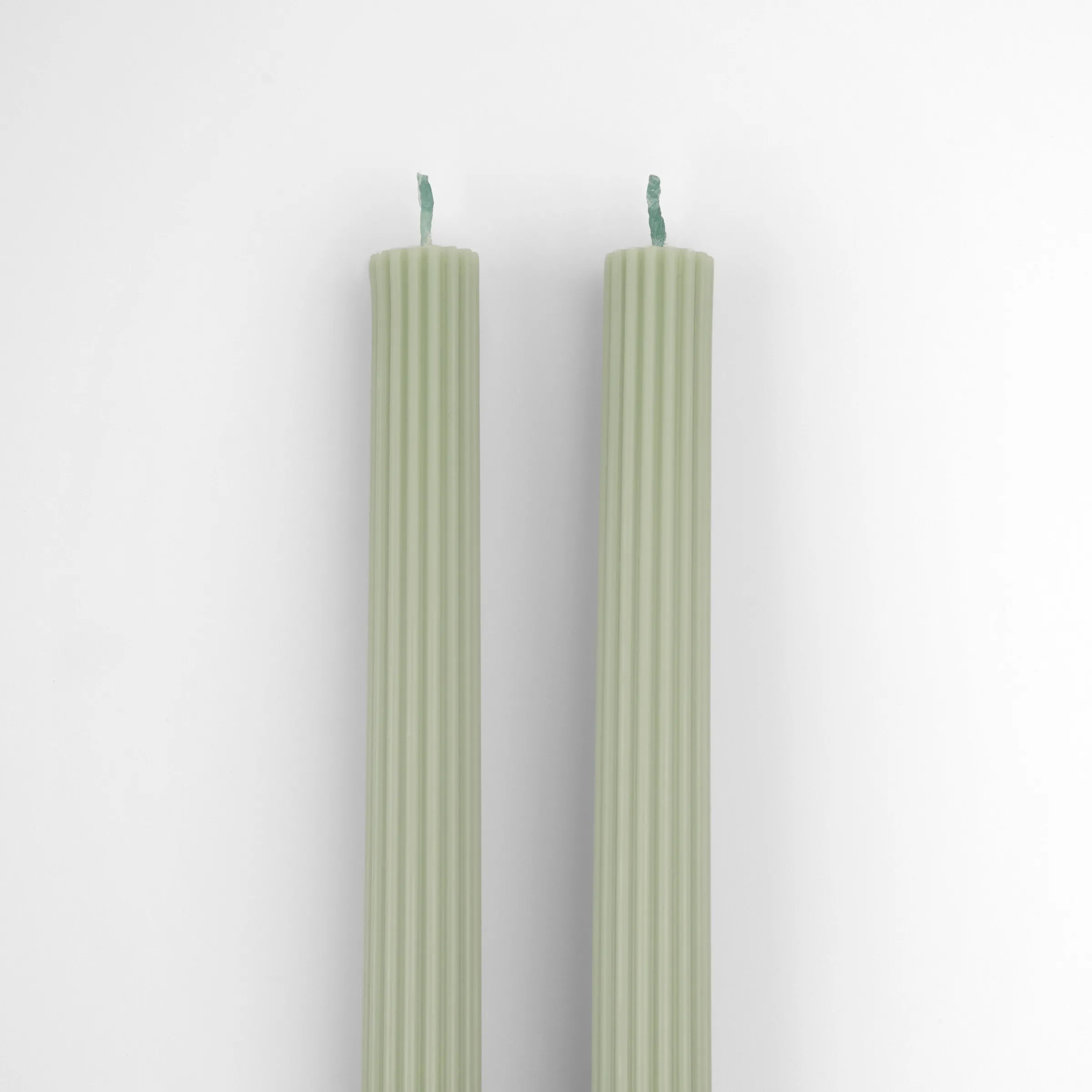 Sage Green Table Candles (x 2)>Meri Meri Fashion