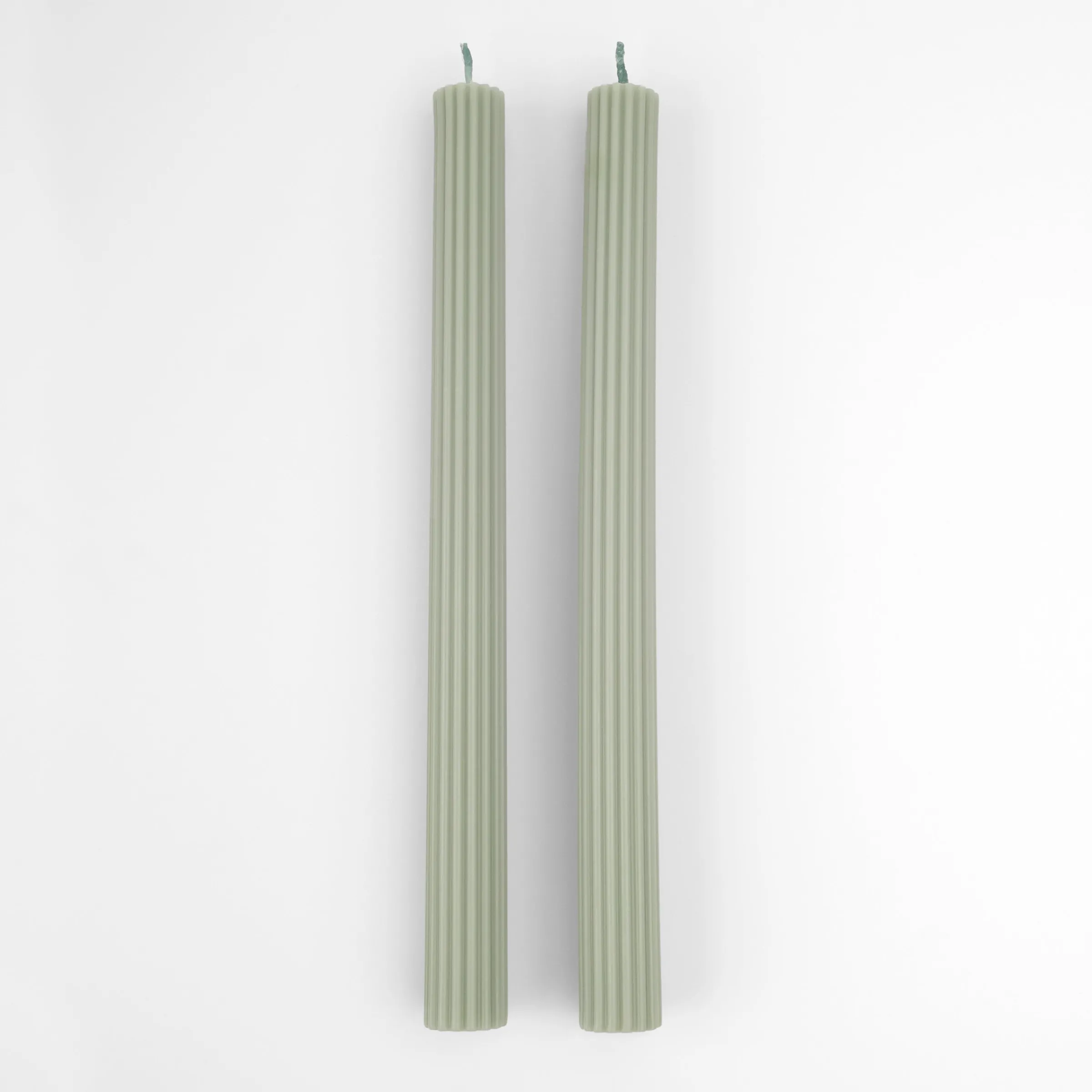 Sage Green Table Candles (x 2)>Meri Meri Fashion
