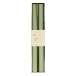 Sage Green Table Candles (x 2)><noscript><img width=