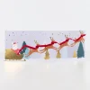 Santa's Sleigh 3D Scene Christmas Card>Meri Meri Sale