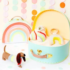 Sausage Dog Baby Rattle><noscript><img width=