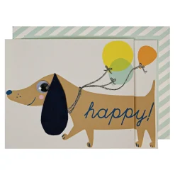 Sausage Dog Birthday Card>Meri Meri Clearance