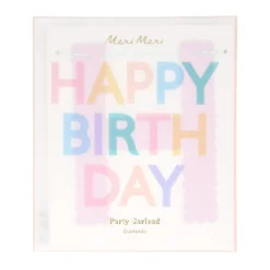 Scallop Pastel Happy Birthday Garland><noscript><img width=