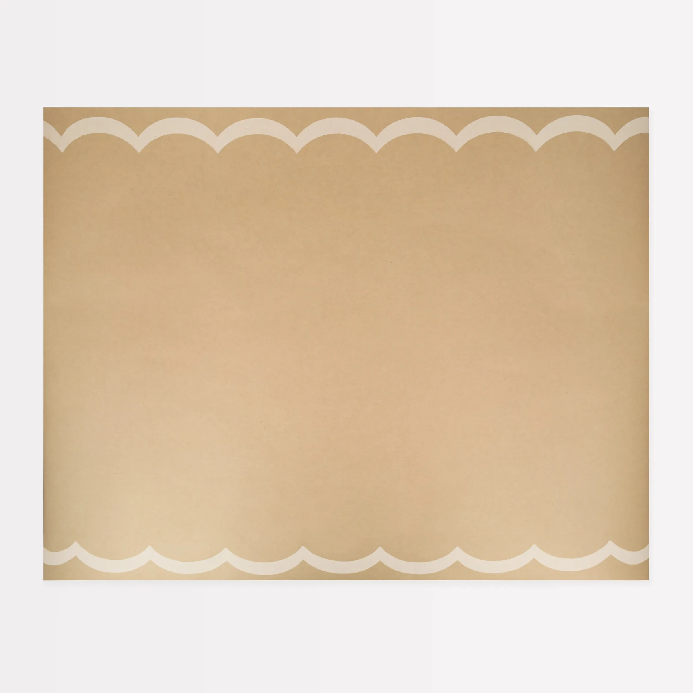 Scalloped Edge Kraft Table Runner>Meri Meri Discount