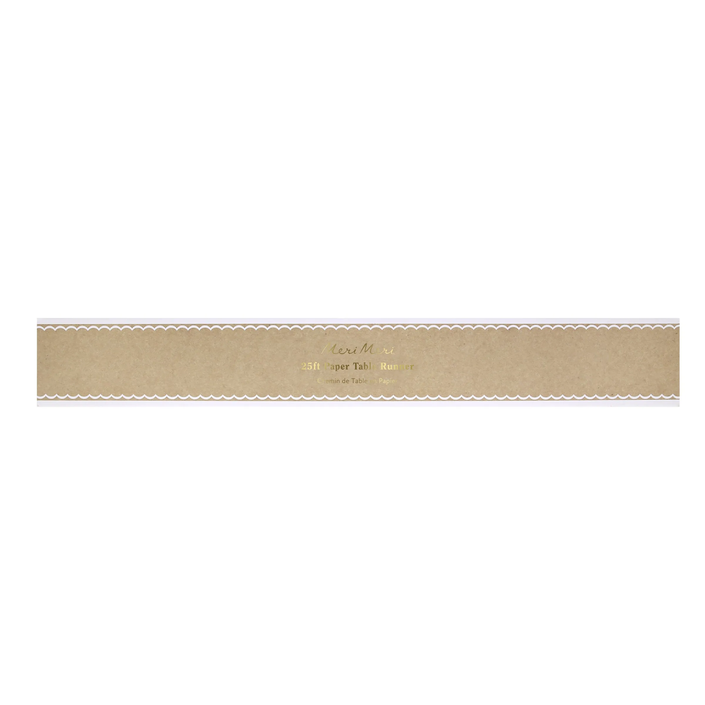 Scalloped Edge Kraft Table Runner>Meri Meri Discount