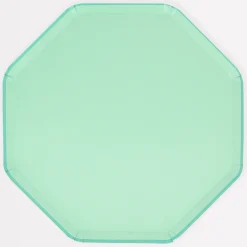 Sea Foam Green Dinner Plates (x 8)>Meri Meri Outlet