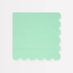 Sea Foam Green Large Napkins (x 16)>Meri Meri Sale