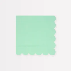 Sea Foam Green Small Napkins (x 16)>Meri Meri Clearance