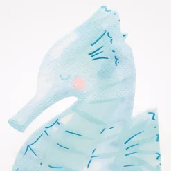 Seahorse Napkins (x 16)>Meri Meri Sale