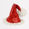 Sequin Santa Hat Hair Clip>Meri Meri Online