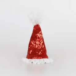 Sequin Santa Hat Hair Clip><noscript><img width=
