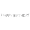 Silver Scallop Happy Birthday Garland>Meri Meri Discount