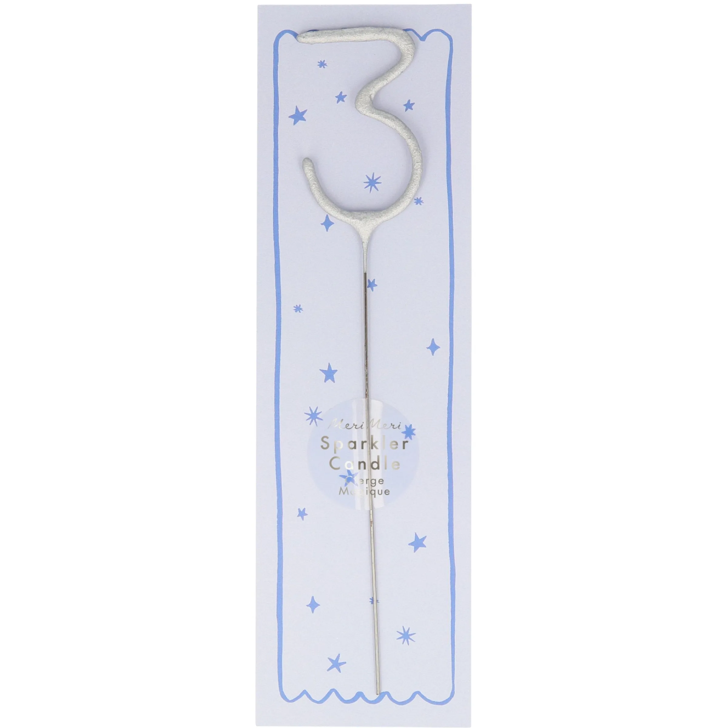 Silver Sparkler Numbers 0 to 9 Candles>Meri Meri Outlet