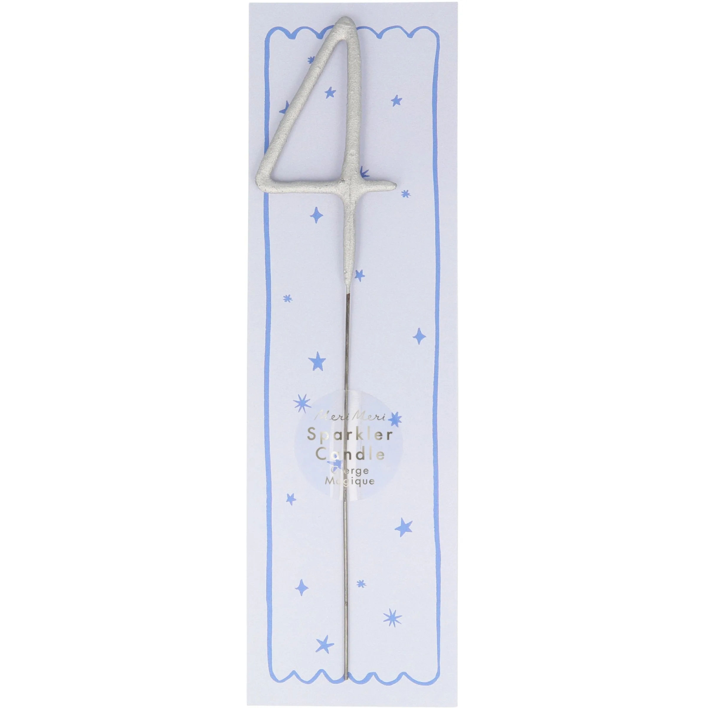Silver Sparkler Numbers 0 to 9 Candles>Meri Meri Outlet