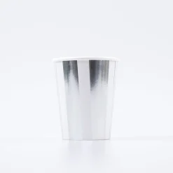 Silver Stripe Cups (x 8)>Meri Meri Best